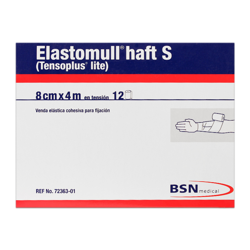 Elastomull haft s (tensoplus lite) 8 cm x 4 m elastische bandage